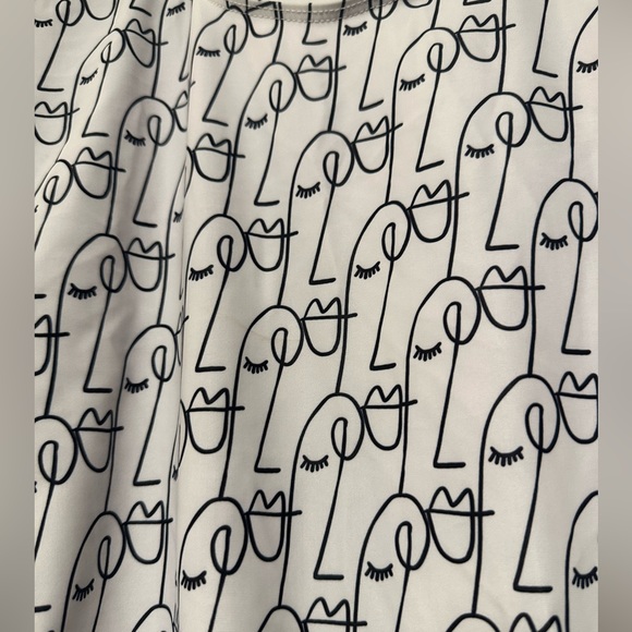 One piece swimsuit high neck size XL trendy modern - Picture 3 of 4